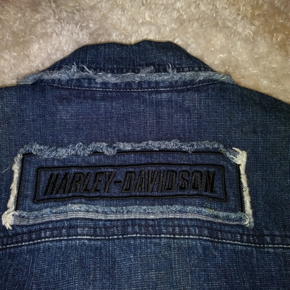 Harley Davidson Jean Jacket - Picture 4 of 7